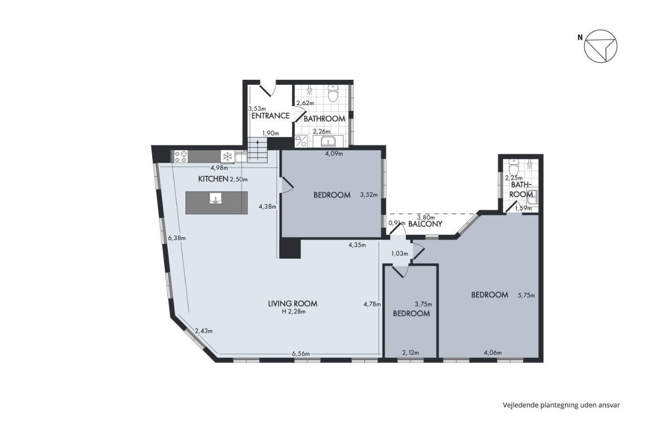 Sanders Regent - Popular Three-Bedroom Apartment Near Central Square 코펜하겐 외부 사진
